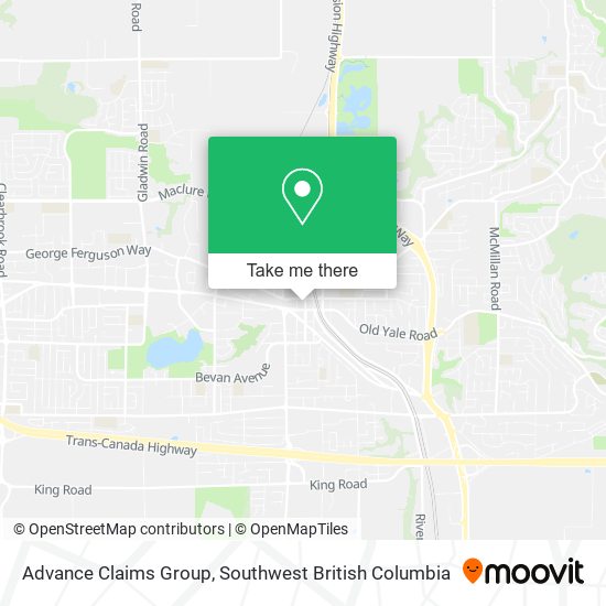 Advance Claims Group map