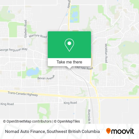 Nomad Auto Finance map