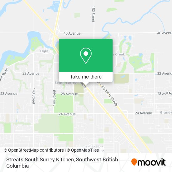 Streats South Surrey Kitchen map