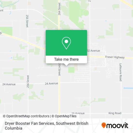 Dryer Booster Fan Services map