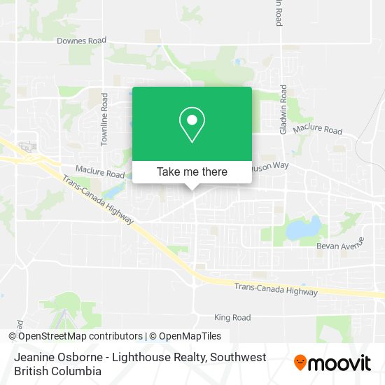 Jeanine Osborne - Lighthouse Realty map