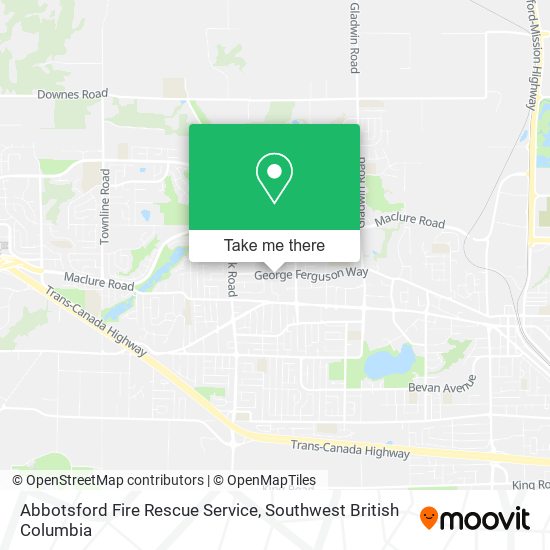 Abbotsford Fire Rescue Service map