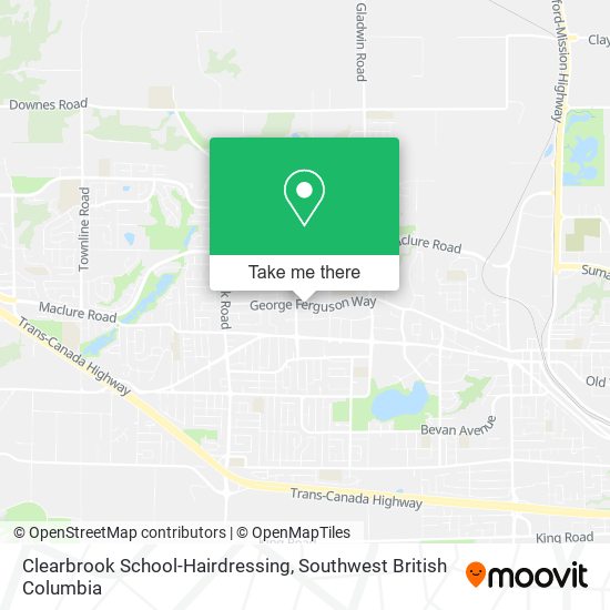 Clearbrook School-Hairdressing map