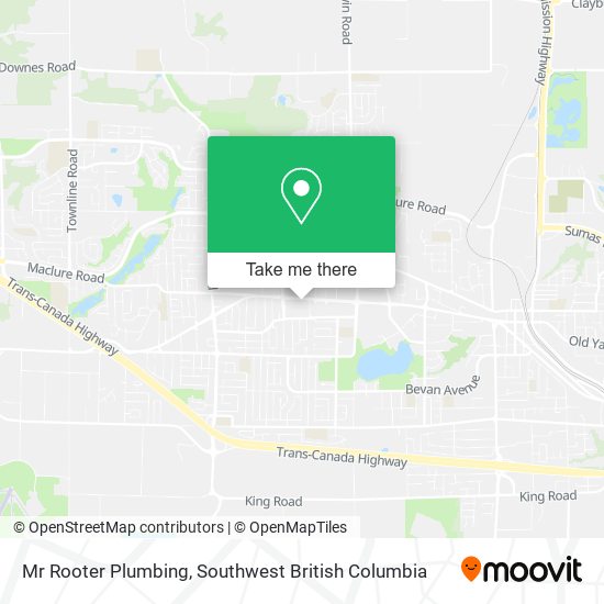 Mr Rooter Plumbing map