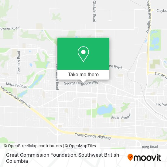 Great Commission Foundation map