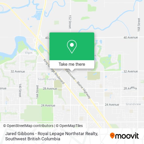 Jared Gibbons - Royal Lepage Northstar Realty map