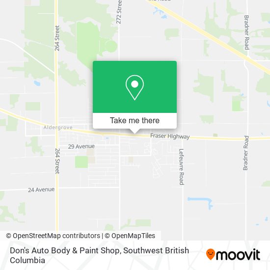 Don's Auto Body & Paint Shop map