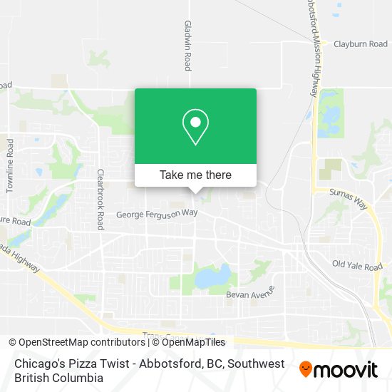 Chicago's Pizza Twist - Abbotsford, BC map