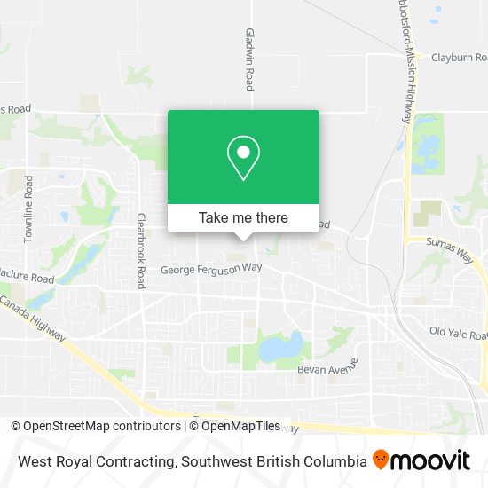West Royal Contracting map