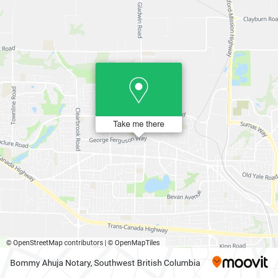 Bommy Ahuja Notary map