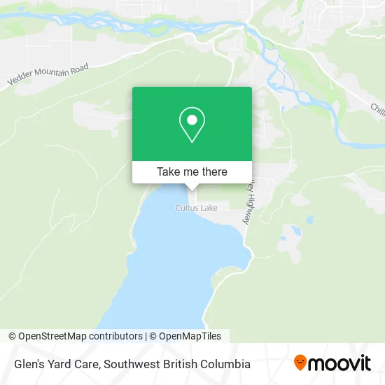 Glen's Yard Care map