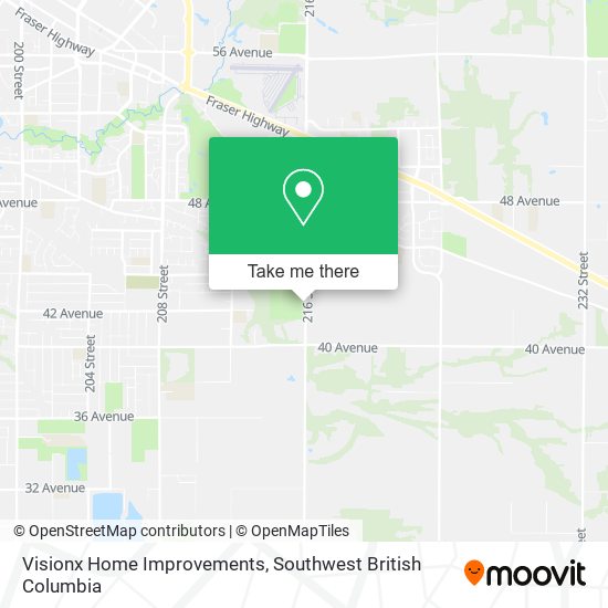 Visionx Home Improvements map