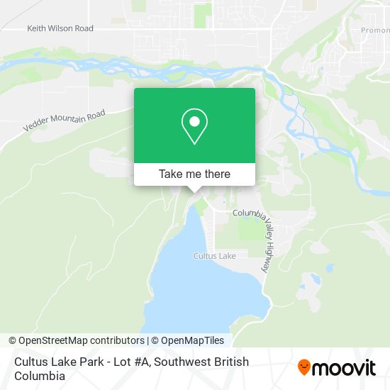 Cultus Lake Park - Lot #A map