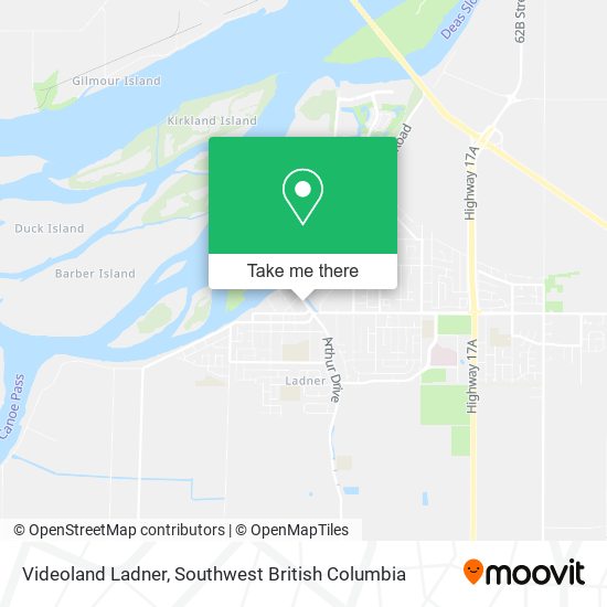 Videoland Ladner map