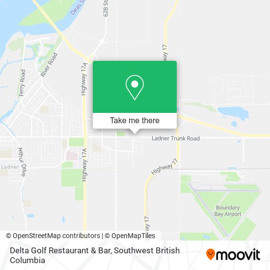 Delta Golf Restaurant & Bar plan