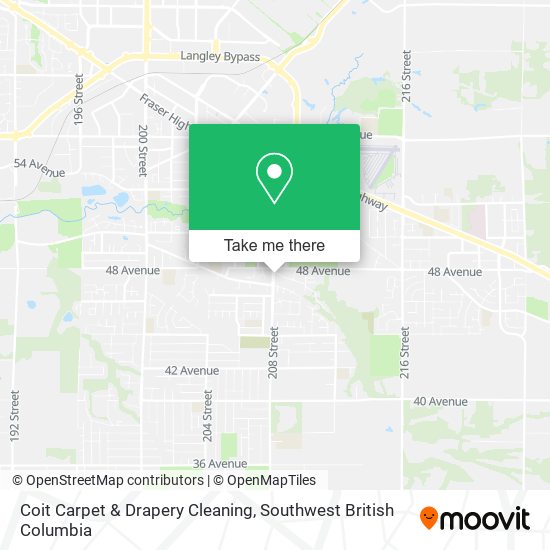 Coit Carpet & Drapery Cleaning map