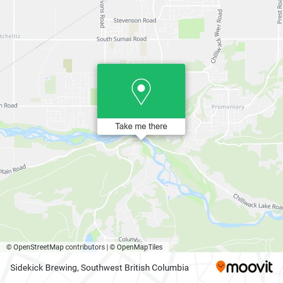 Sidekick Brewing map