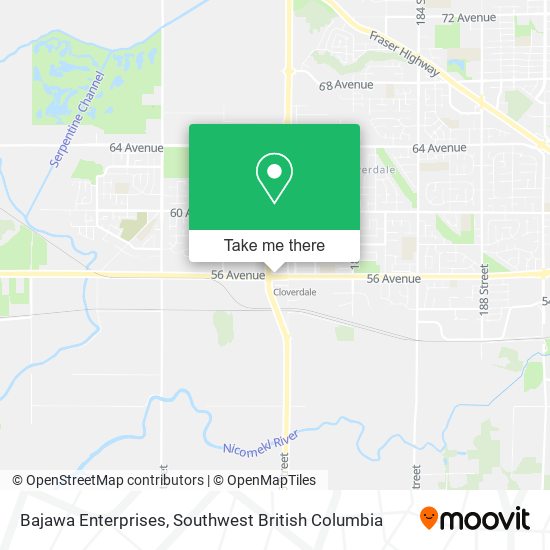 Bajawa Enterprises map