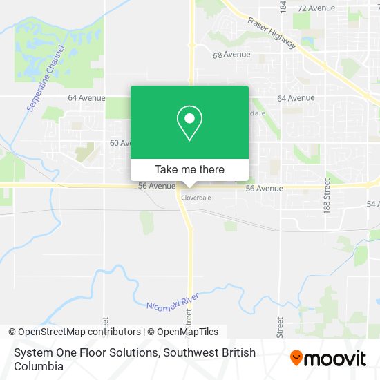 System One Floor Solutions map