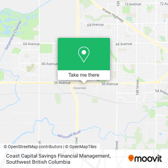 Coast Capital Savings Financial Management map