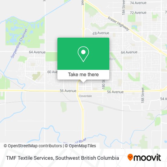 TMF Textile Services map