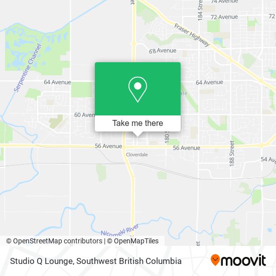 Studio Q Lounge map