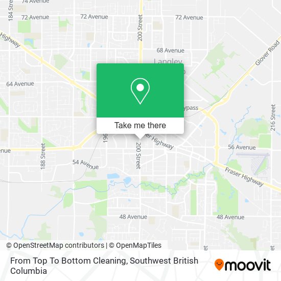 From Top To Bottom Cleaning map