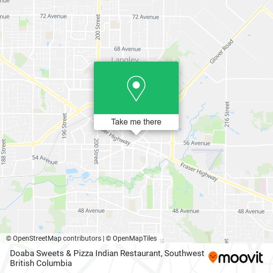 Doaba Sweets & Pizza Indian Restaurant map