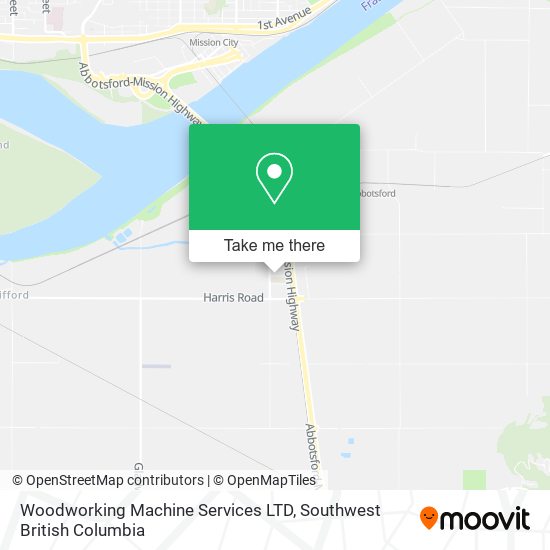 Woodworking Machine Services LTD map