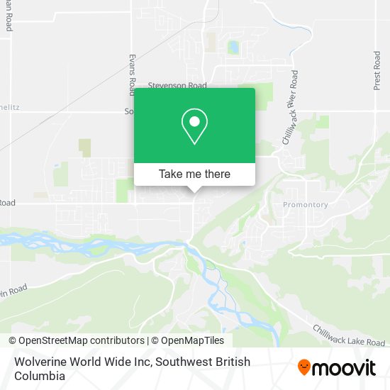 Wolverine World Wide Inc map