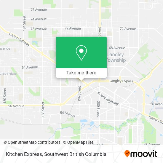 Kitchen Express map