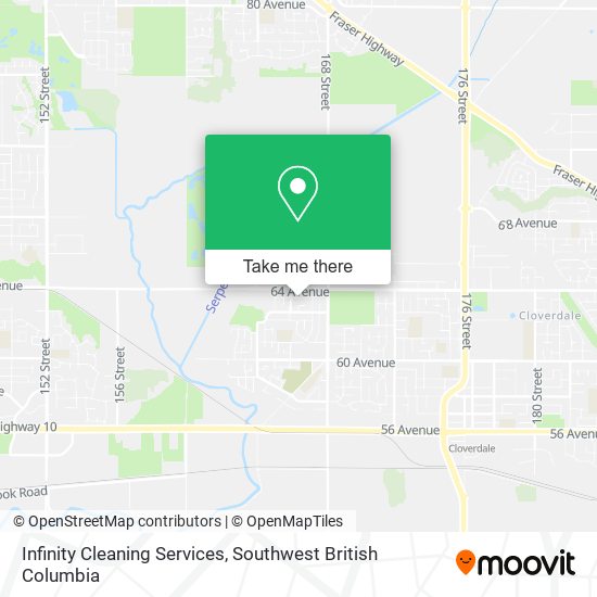 Infinity Cleaning Services map