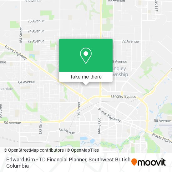 Edward Kim - TD Financial Planner map