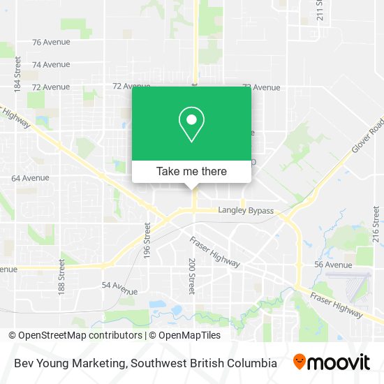 Bev Young Marketing map