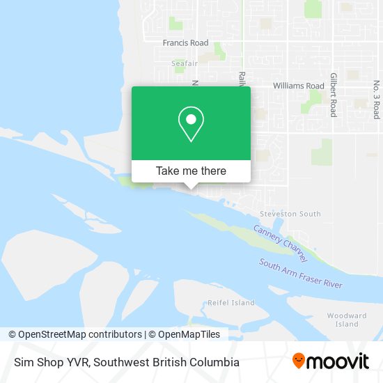 Sim Shop YVR map