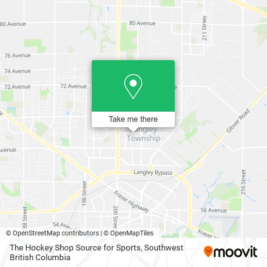 The Hockey Shop Source for Sports map