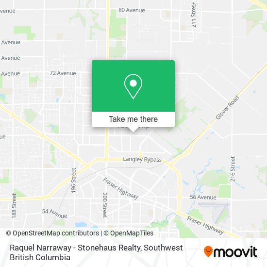 Raquel Narraway - Stonehaus Realty map