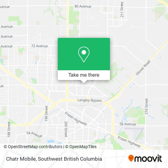 Chatr Mobile map