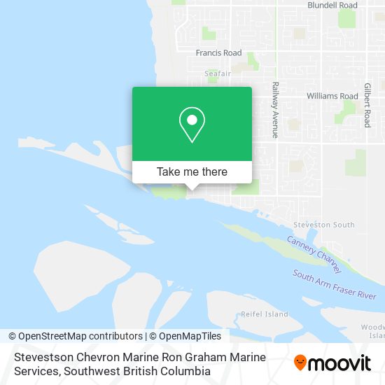 Stevestson Chevron Marine Ron Graham Marine Services map