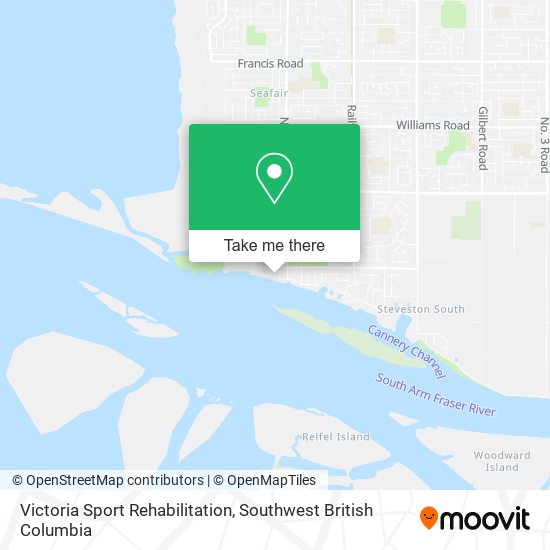 Victoria Sport Rehabilitation map