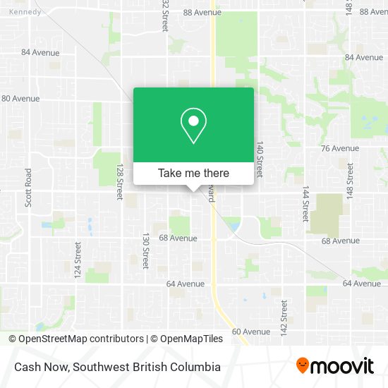 Cash Now map