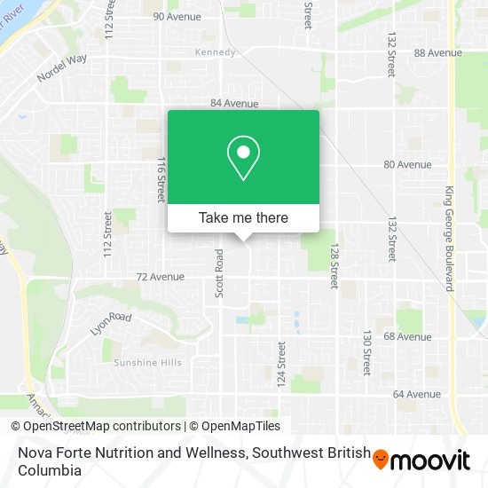 Nova Forte Nutrition and Wellness map