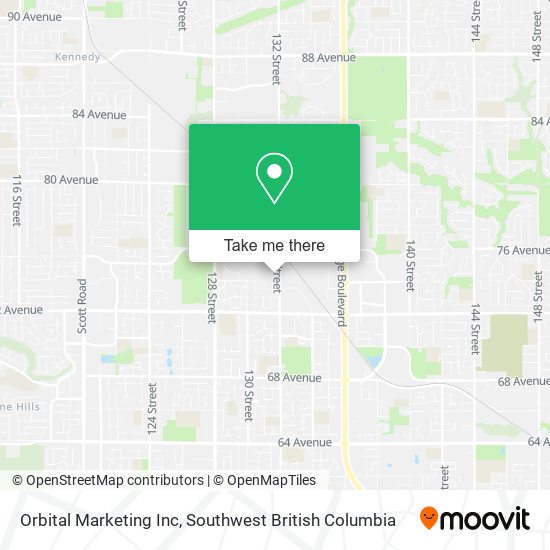 Orbital Marketing Inc map