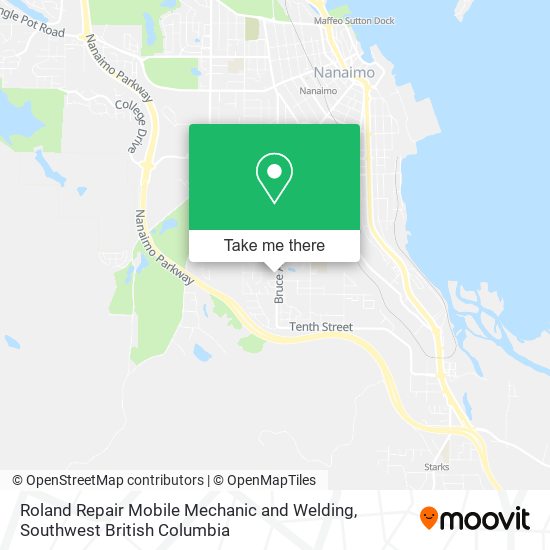 Roland Repair Mobile Mechanic and Welding map