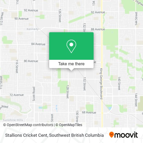 Stallions Cricket Cent map