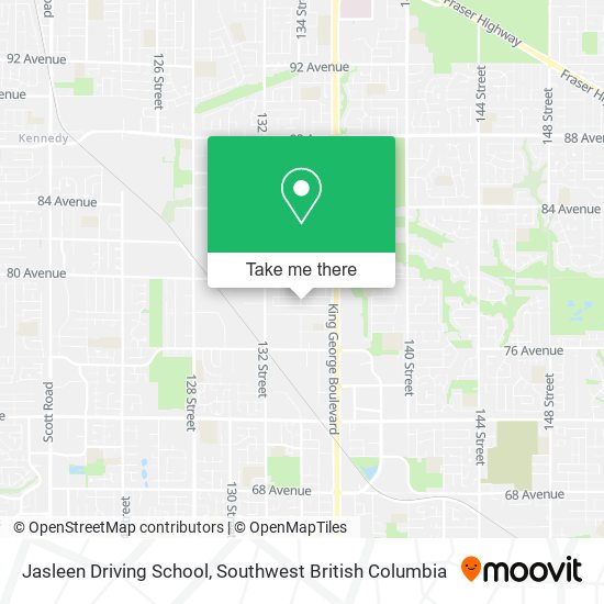 Jasleen Driving School map