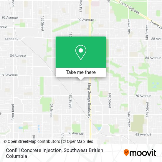 Confill Concrete Injection map