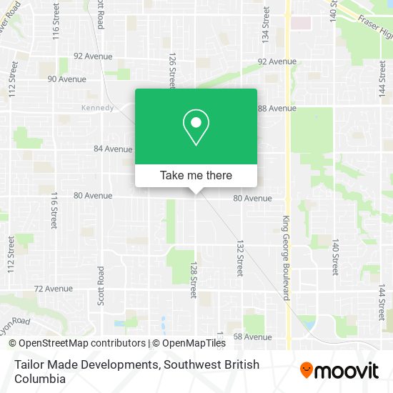 Tailor Made Developments map