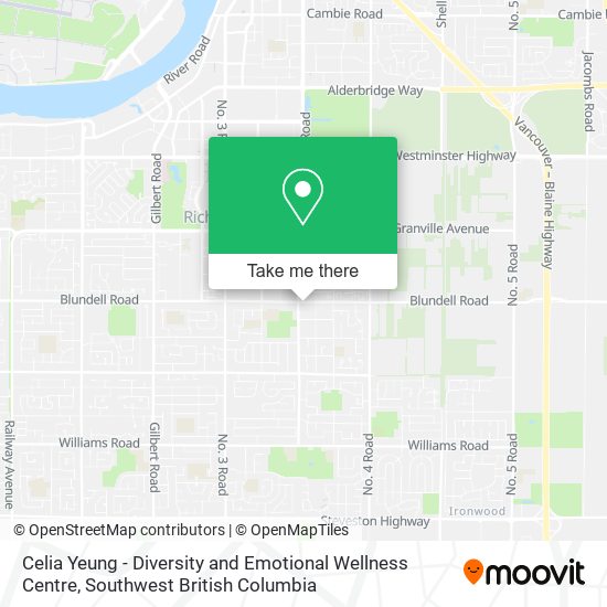 Celia Yeung - Diversity and Emotional Wellness Centre map