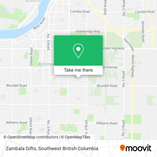 Zambala Gifts map